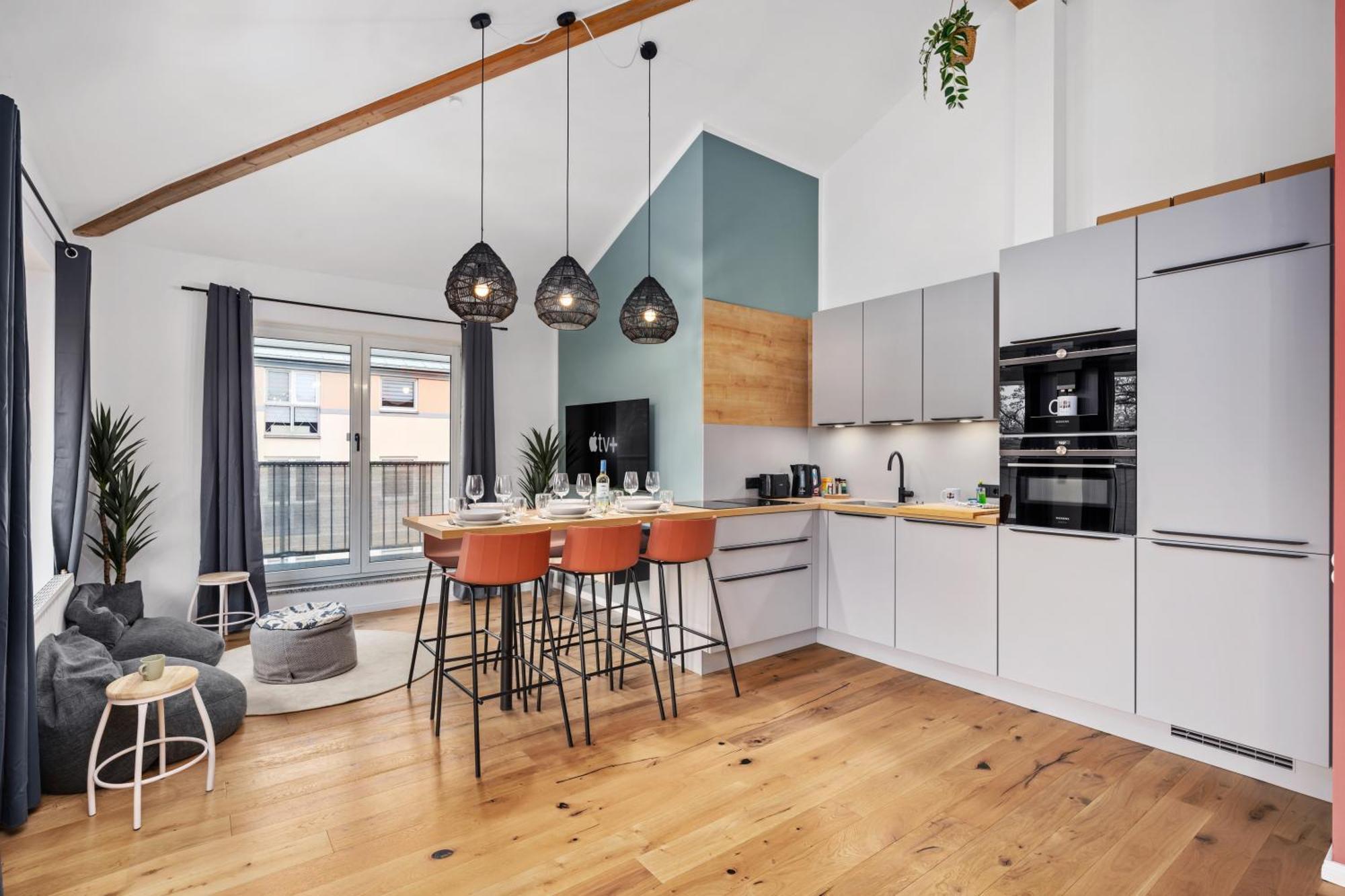 Edler Wohnraum Schwanenteich-Penthouse Mit Garage, Grill, Kaffeevollautomat, Klima, Lift & Terrasse Apartment Zwickau Ngoại thất bức ảnh
